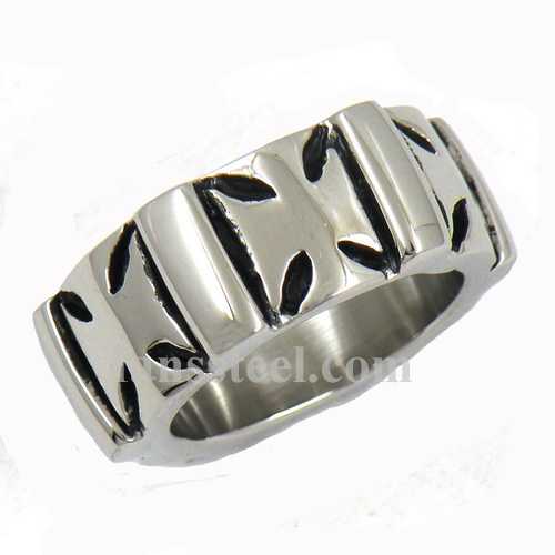 FSR09W38 iron cross band ring - Click Image to Close